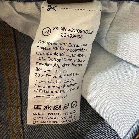 Y2K Senior 24 Custom Flare Jeans Spider Web Graphic Glitter Denim 90s - Picture 6 of 10